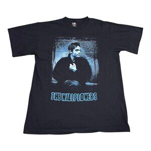 Vintage 1997 Giant The Wallflowers‎ 100% Cotton Black Tour Shirt Adult XL